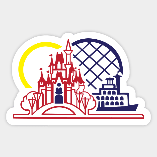 Vacation Kingdom Sticker by Lunamis